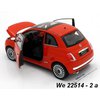 Welly Fiat 500 /2007/ (red) - code Welly 22514, modely aut