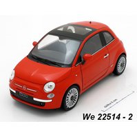 Welly 1:24 Fiat 500 /2007/ (red) - code Welly 22514, modely aut