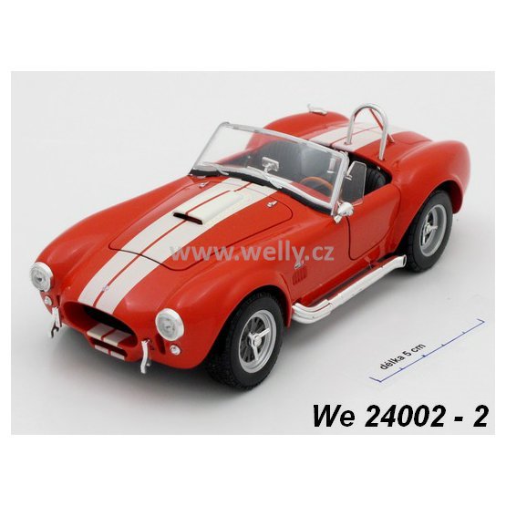 Welly 1:24 Shelby 1965 Cobra 427 SC (red) - code Welly 24002, modely aut