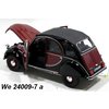Welly Citroen 2 CV 6 Charleston (black/red) - code Welly 24009, modely aut