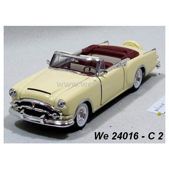 Welly 1:24 Packard 1953 Caribbean convertible (cream) - code Welly 24016C, modely aut