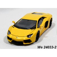 Welly 1:24 Lamborghini Aventador LP 700-4 (yellow) - code Welly 24033, modely aut