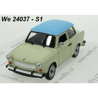 Welly 1:24 Trabant 601 (cream car/blue) - code Welly 24037S, modely aut