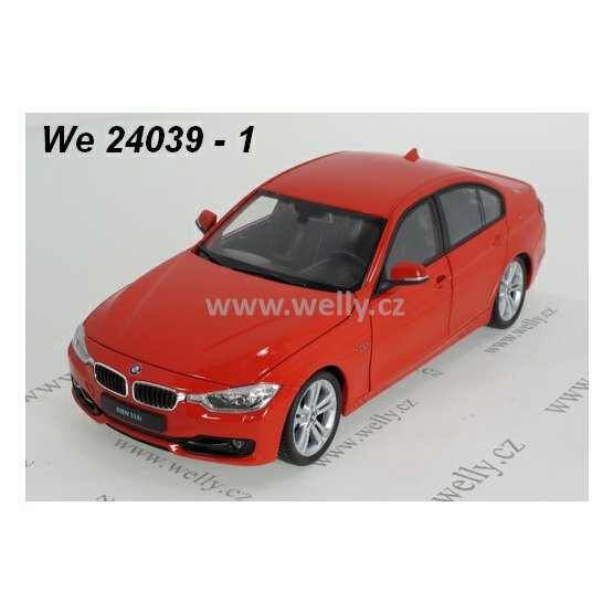 Welly 1:24 BMW 335i (red) - code Welly 24039, modely aut