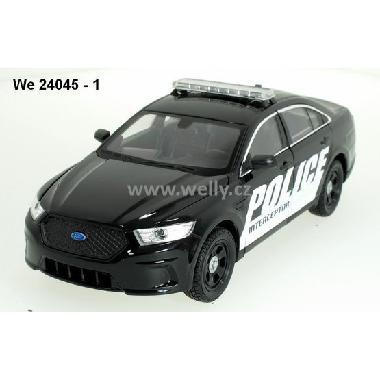 Welly 1:24 Ford Interceptor police (black) - code Welly 24045, modely aut