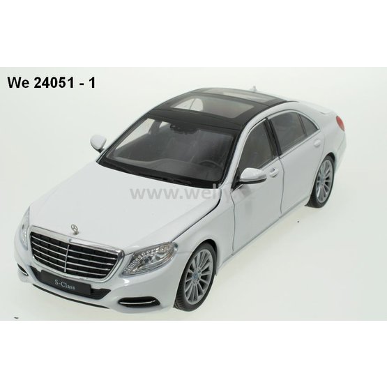 Welly 1:24 Mercedes-Benz S-Class (white) - code Welly 24051, modely aut