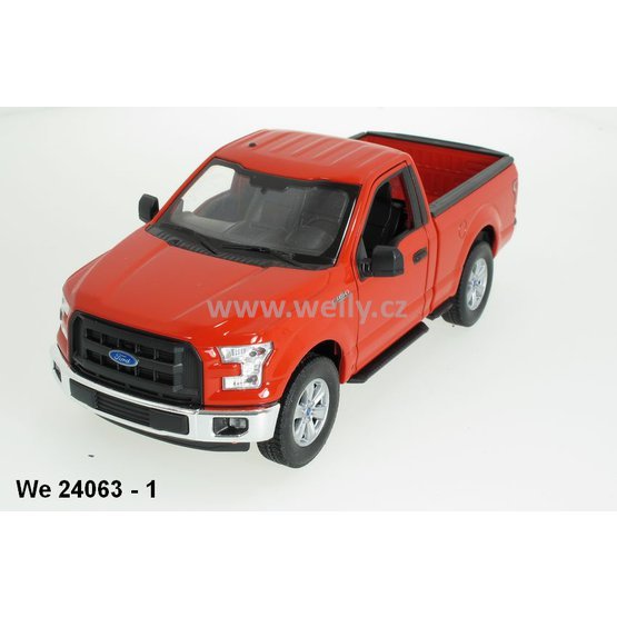 Welly 1:24 Ford 2015 F150 Regular Cab (red) - code Welly 24063, modely aut