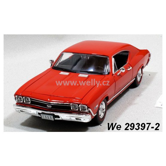 Welly 1:24 Chevrolet 1968 Chevelle SS 396 (red) - code Welly 29397, modely aut