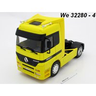 Welly 1:32 Mercedes-Benz Actros (yellow) - code Welly 32280, model tahače