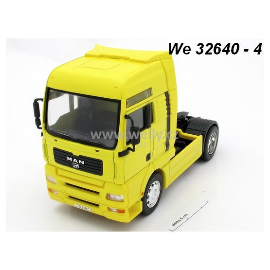 Welly 1:32 MAN TG 510 A (yellow) - code Welly 32640, model tahače