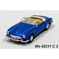Welly 1:34-39 Mercedes-Benz 190 SL ´55 convertible (blue) - code Welly 42311C, modely aut