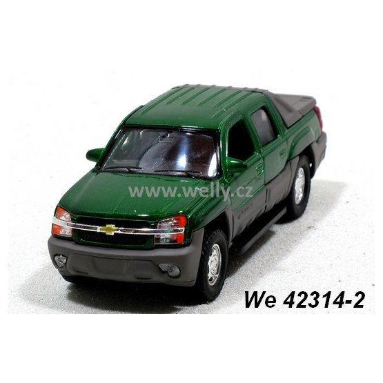 Welly 1:34-39 Chevrolet ´02 Avalanche (green) - code Welly 42314, modely aut