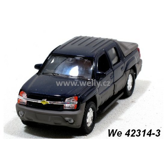 Welly 1:34-39 Chevrolet ´02 Avalanche (blue) - code Welly 42314, modely aut