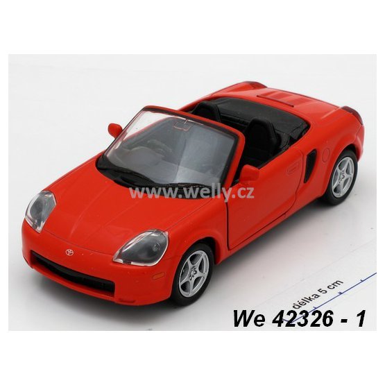 Welly 1:34-39 Toyota MR2 Spyder (red) - code Welly 42326
