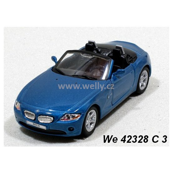 Welly 1:34-39 BMW Z4 convertible (blue) - code Welly 42328C, modely aut