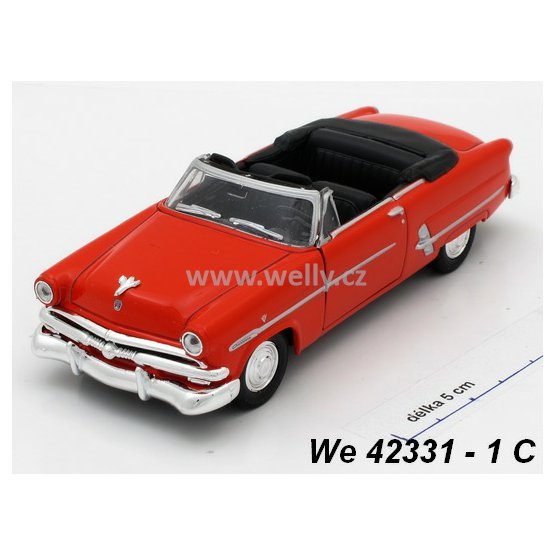 Welly 1:34-39 Ford ´53 Crestline Sunliner convertibl (red) - code Welly 42331C