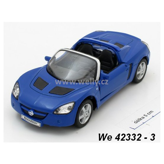 Welly 1:34-39 Opel ´01 Speedster (blue) - code Welly 42332