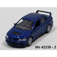 Welly 1:34-39 Mitsubishi Lancer EVO VIII (blue) - code Welly 42338, modely aut