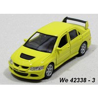 Welly 1:34-39 Mitsubishi Lancer EVO VIII (yellow) - code Welly 42338, modely aut