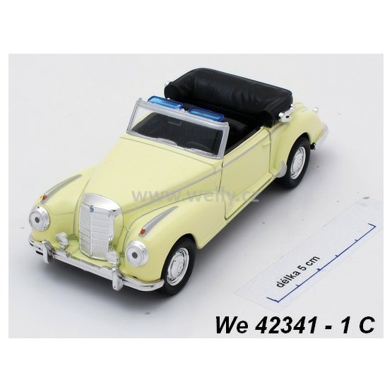 Welly 1:34-39 Mercedes-Benz ´55 300 S Convertible (cream) - code Welly 42341C, modely aut
