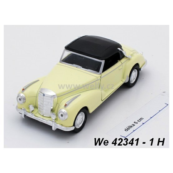 Welly 1:34-39 Mercedes-Benz ´55 300 S Soft Top (cream) - code Welly 42341H, modely aut