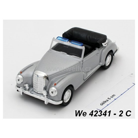 Welly 1:34-39 Mercedes-Benz ´55 300 S Convertible (silver) - code Welly 42341C, modely