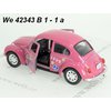 Welly Volkswagen Beetle Hard Top Love (pink) - code Welly 42343 B1, modely