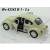 Welly Volkswagen Beetle Hard Top Love (cream) - code Welly 42343 B1