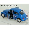 Welly Volkswagen Beetle Hard Top Love (blue) - code Welly 42343 B1