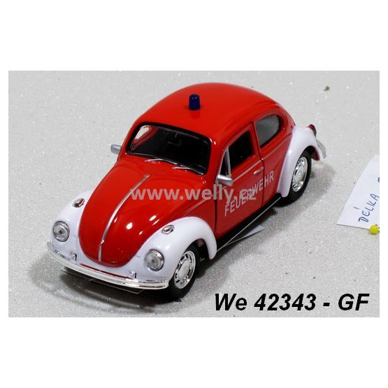 Welly 1:34-39 Volkswagen Beetle Hard Top Feuerwehr (red) - code Welly 42343 GF, modely