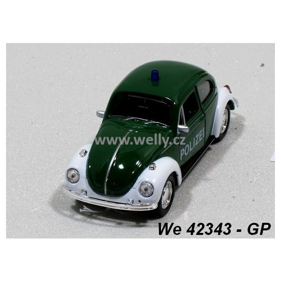 Welly 1:34-39 Volkswagen Beetle Hard Top Polizei (green) - code Welly 42343 GP, modely