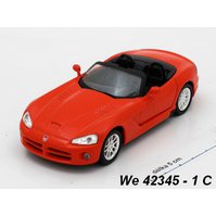 Welly 1:34-39 Dodge Viper ´03 SRT 10 convertible (red) - code Welly 42345C modely aut