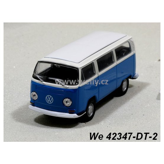 Welly 1:34-39 Volkswagen ´72 T2 Bus (blue/cream) - code Welly 42347