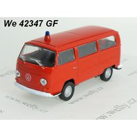 Welly 1:34-39 Volkswagen ´72 T2 Bus (red + maják) - code Welly 42347GF, modely aut
