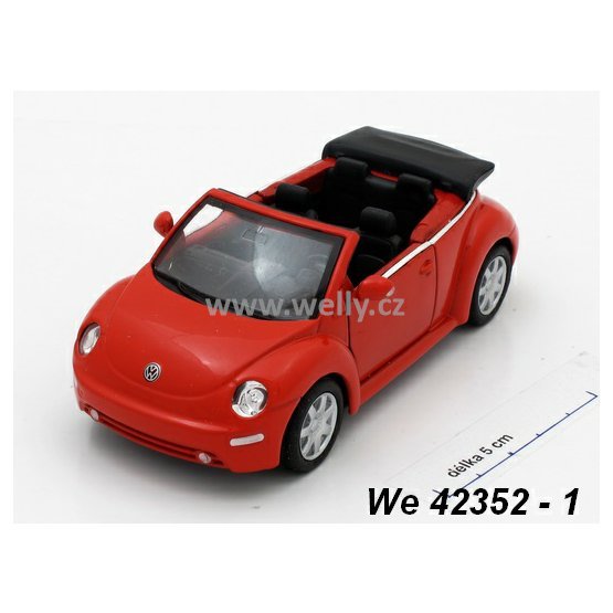 Welly 1:34-39 VW New Beetle convertible (red) - code Welly 42352