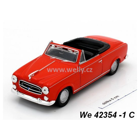 Welly 1:34-39 Peugeot 403 ´57 convertible (red) - code Welly 42354C