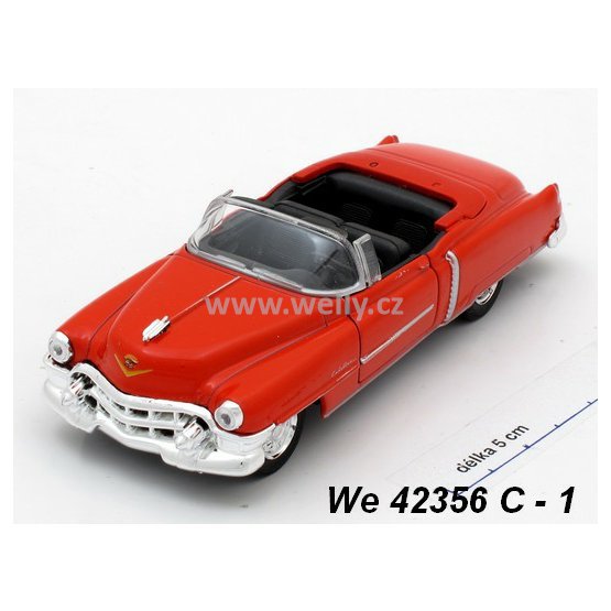 Welly 1:34-39 Cadillac ´53 Eldorado convertible (red) - code Welly 42356C, modely aut