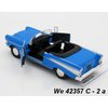 Welly Chevrolet ´57 Bel Air convertible (blue) - code Welly 42357C
