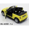 Welly Mini Cooper S Cabrio (yellow) - code Welly 42359, modely aut