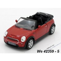 Welly 1:34-39 Mini Cooper S Cabrio (red) - code Welly 42359, ukončena výroba