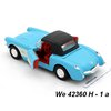 Welly Chevrolet ´57 Corvette soft top (l.blue) - code Welly 42360H