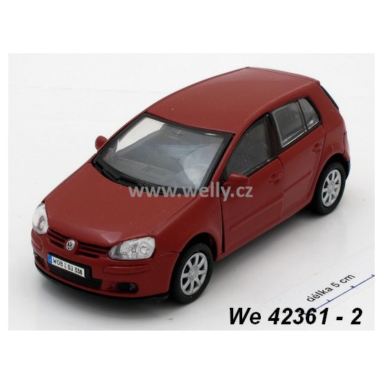 Welly 1:34-39 VW Golf V (red) - code Welly 42361, modely aut