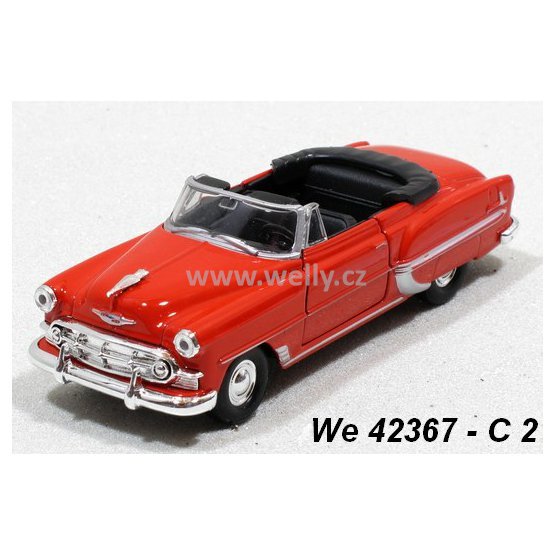 Welly 1:34-39 Chevrolet ´53 Bel Air convertible (red) - code Welly 42367C