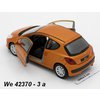 Welly Peugeot 207 (orange) - code Welly 42370, modely aut