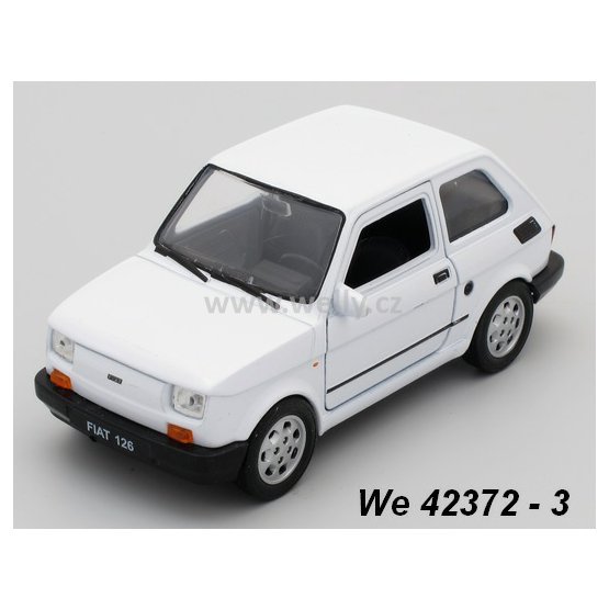 Welly 1:34-39 Fiat 126 (white) - code Welly 42372