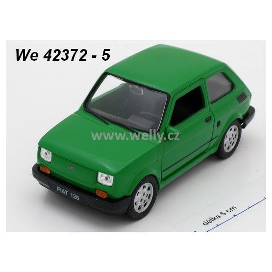 Welly 1:34-39 Fiat 126 (green) - code Welly 42372