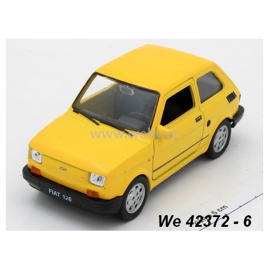 Welly 1:34-39 Fiat 126 (yellow) - code Welly 42372,