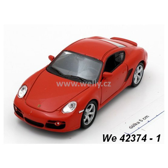 Welly 1:34-39 Porsche Cayman S (red) - code Welly 42374