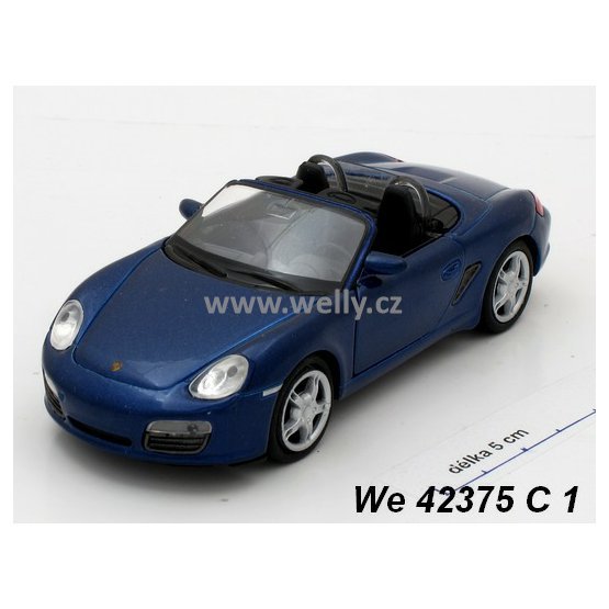 Welly 1:34-39 Porsche Boxster S cabriolet (blue) - code Welly 42375C