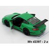 Welly Porsche 911 (997) GT3 RS (green) - code Welly 42397, modely aut